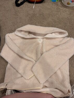 Cozy Fleece Jacket in Soft Cream Chaps